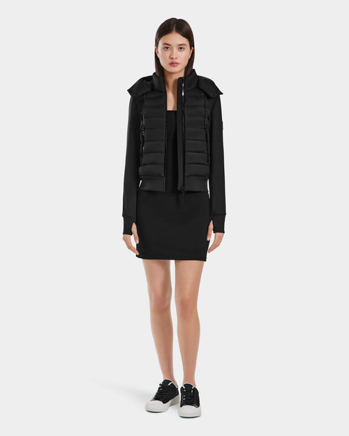 RUD-8124028 CASSA BLACK HOODED JACKET