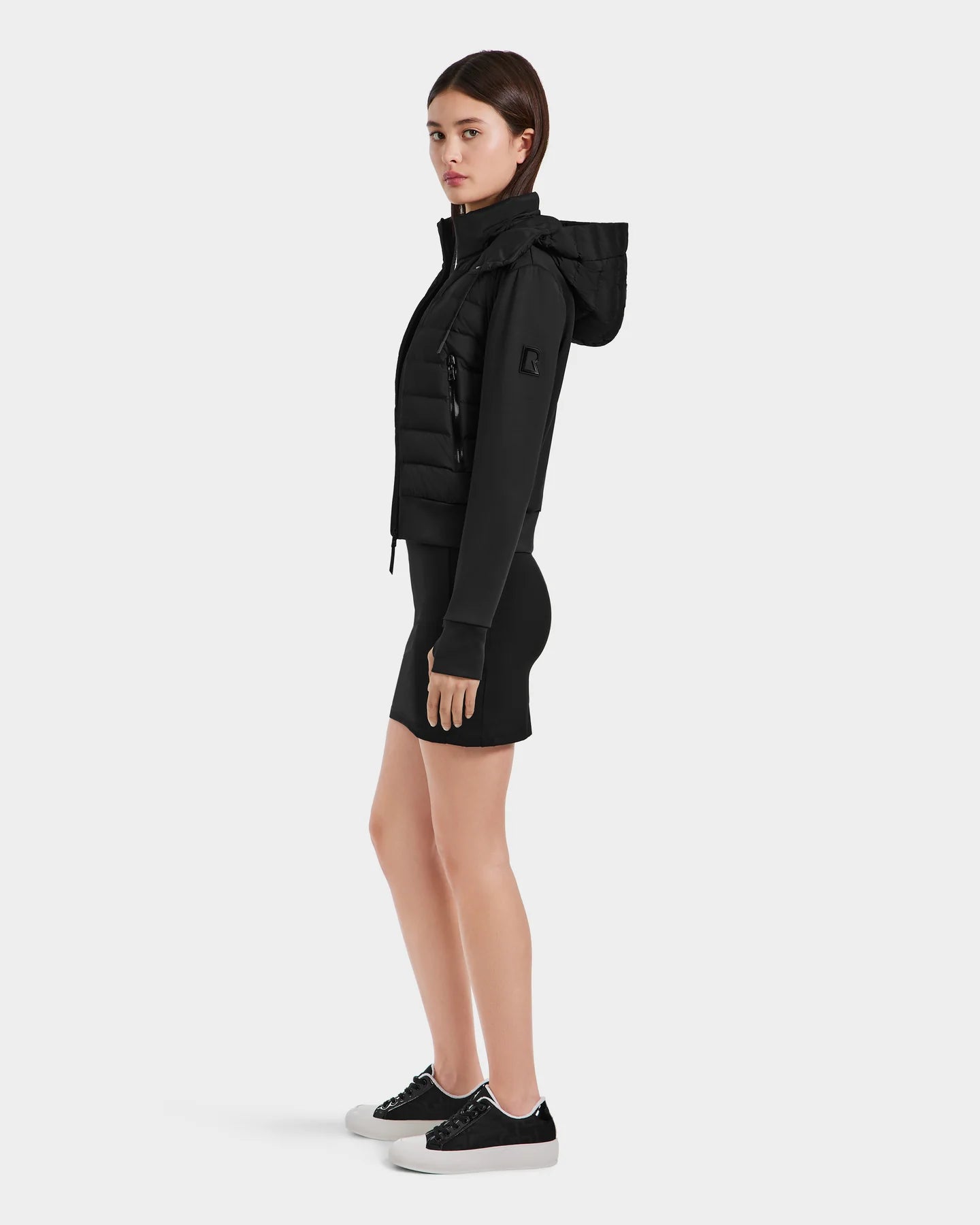 RUD-8124028 CASSA BLACK HOODED JACKET