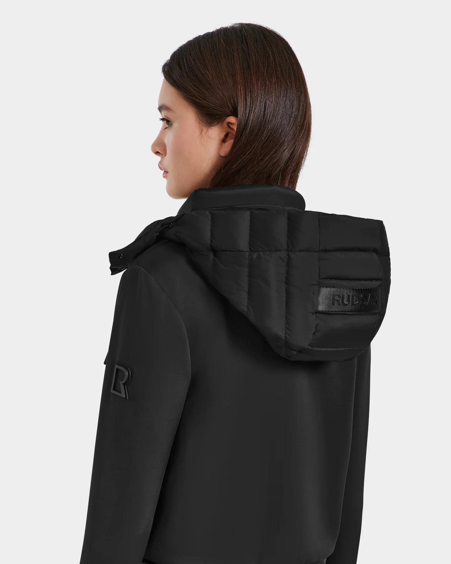 RUD-8124028 CASSA BLACK HOODED JACKET