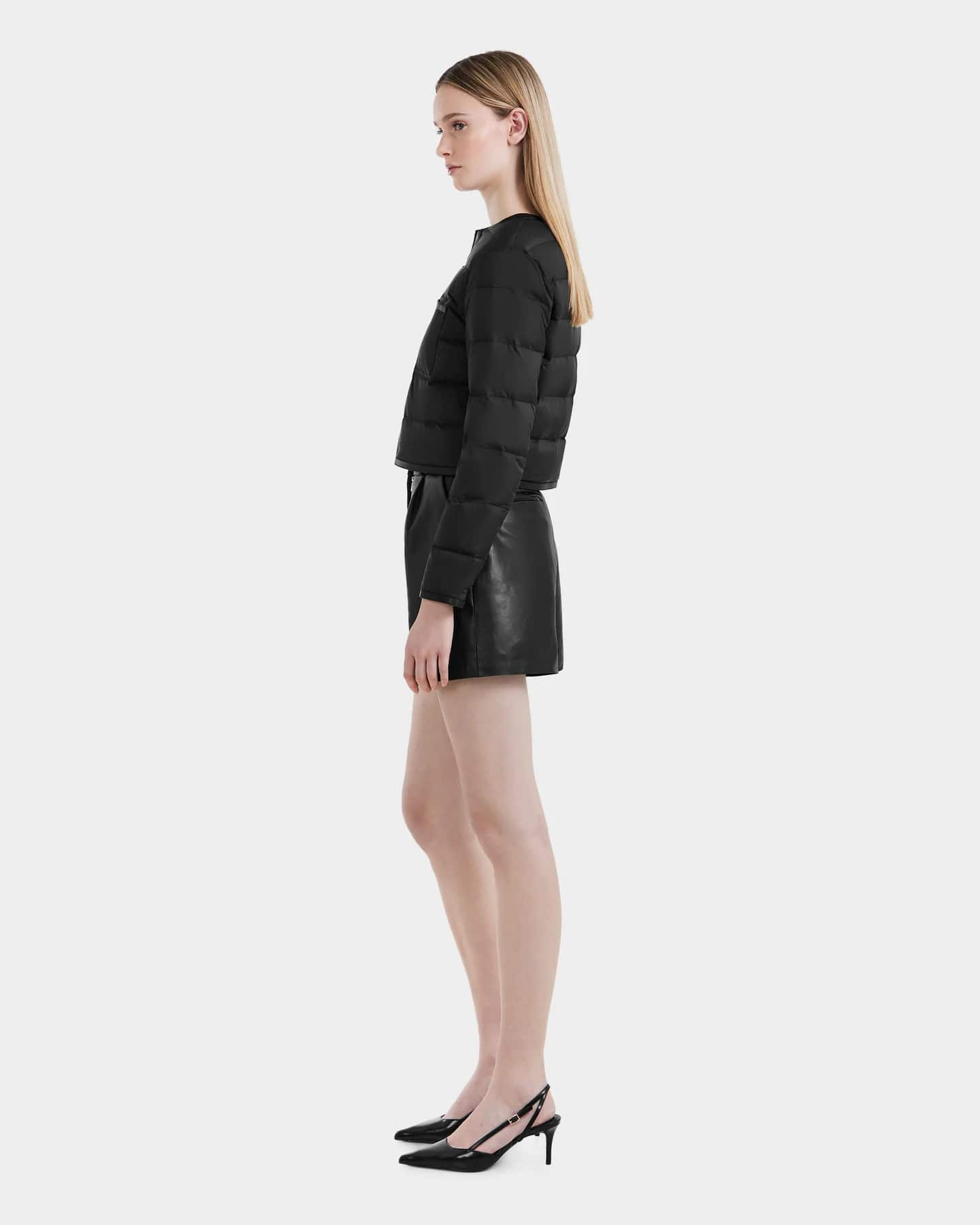 RUDSAK-8125033 MARKLE BLK QUILTED PUFFER JACKET