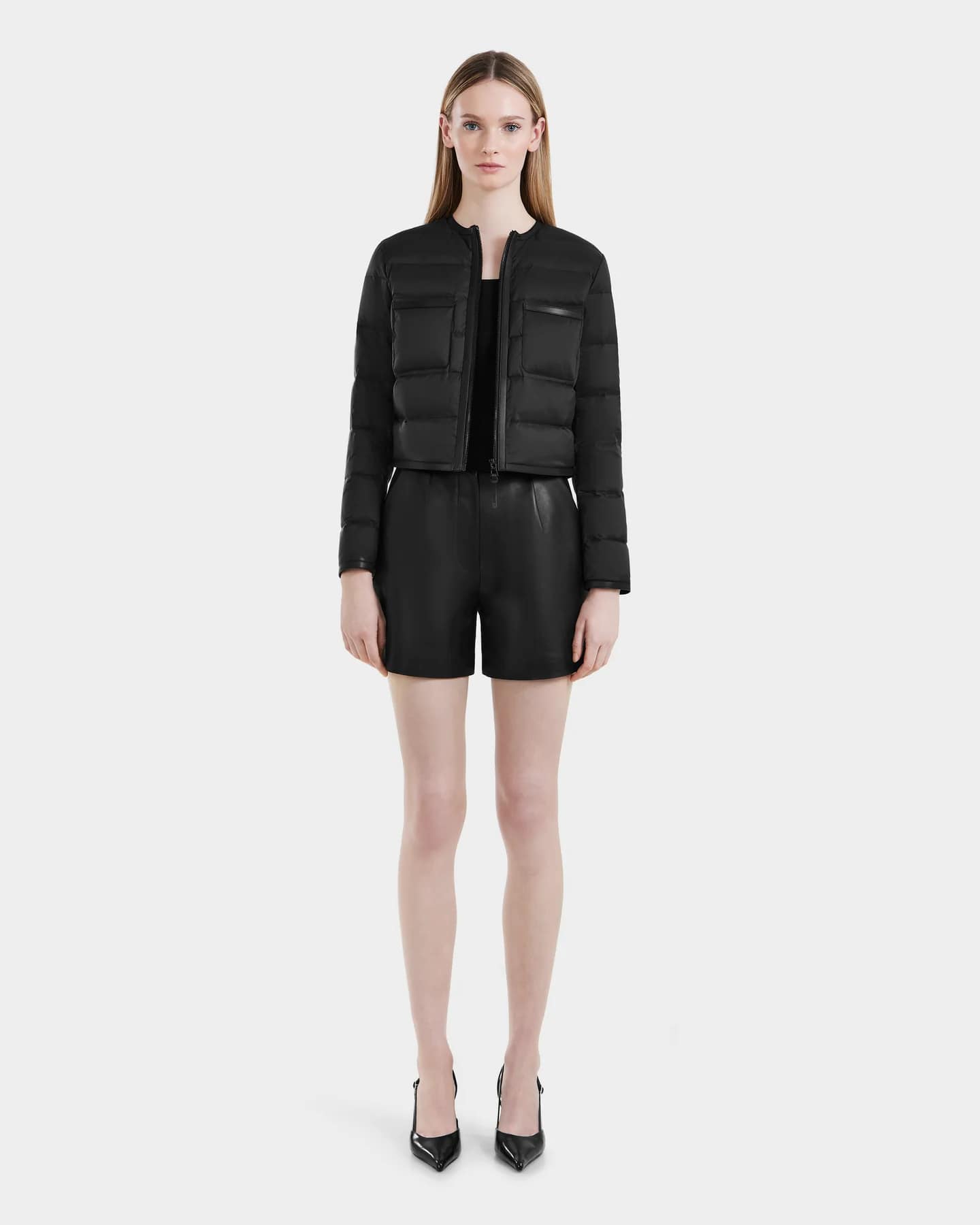 RUDSAK-8125033 MARKLE BLK QUILTED PUFFER JACKET