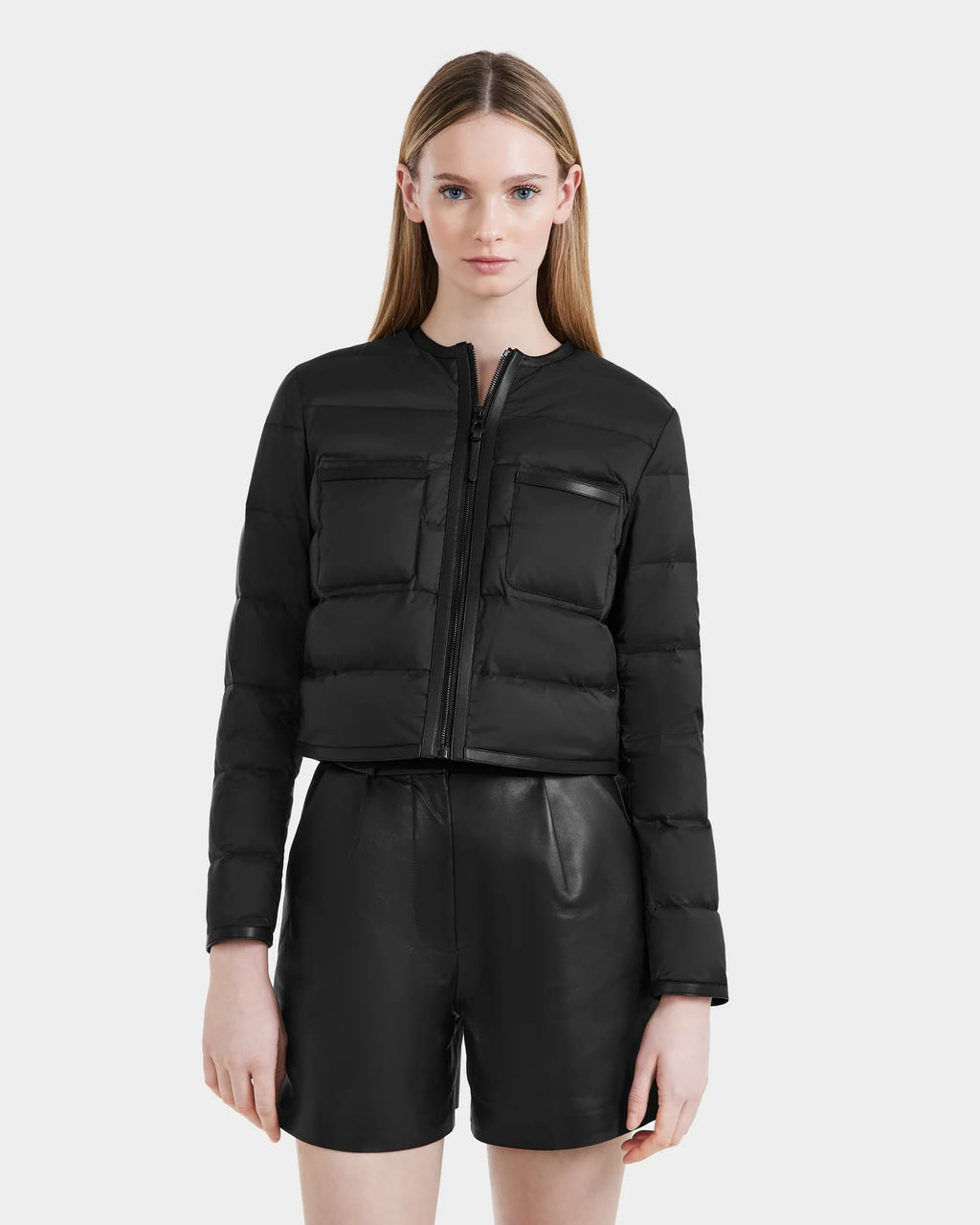 RUDSAK-8125033 MARKLE BLK QUILTED PUFFER JACKET