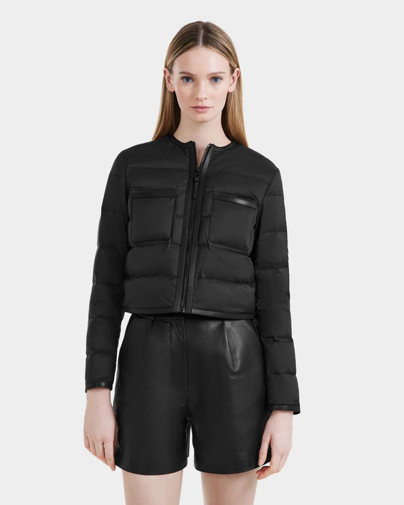 RUDSAK-8125033 MARKLE BLK QUILTED PUFFER JACKET