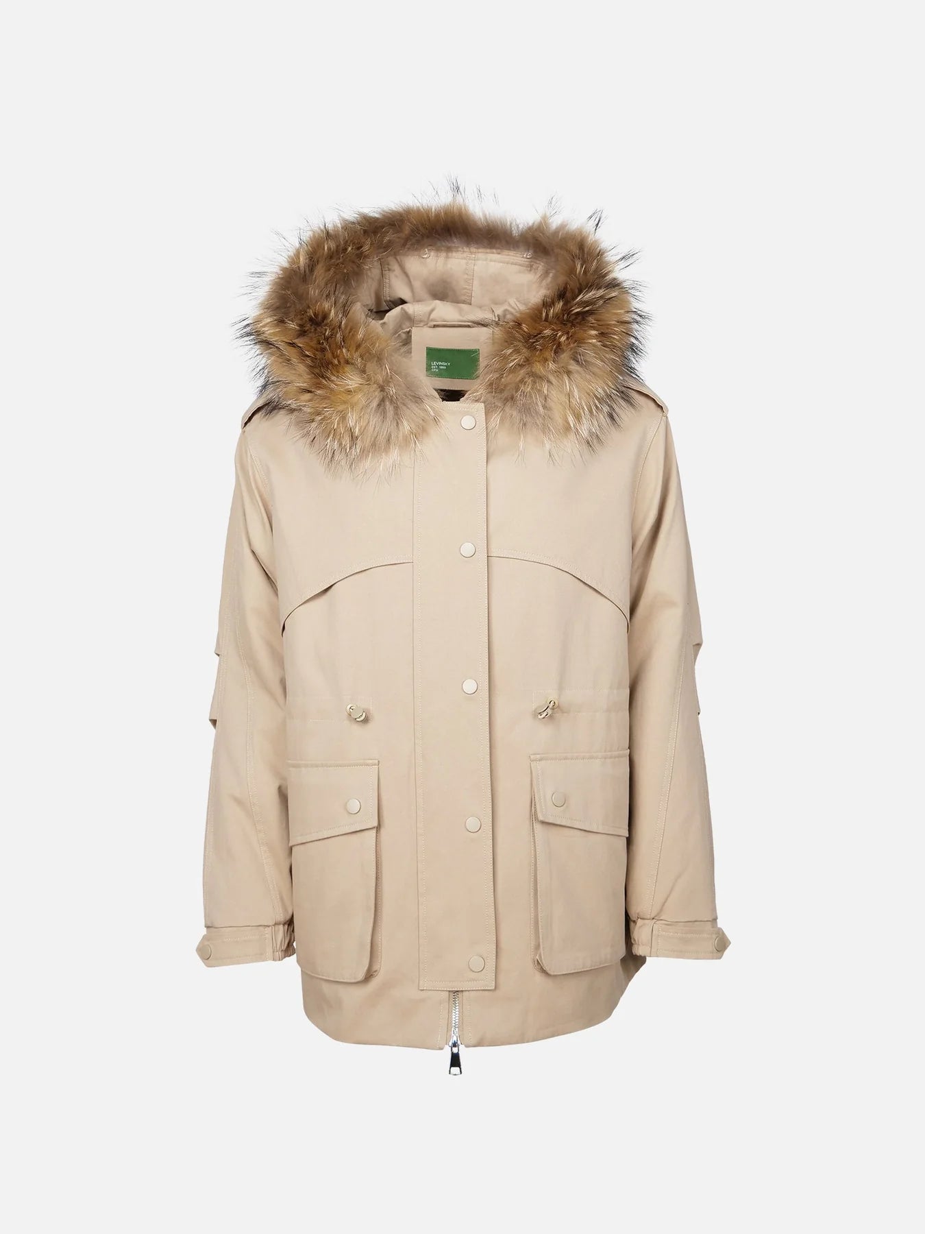 LVN-GIGI BLACK CABLE PULL JACKET