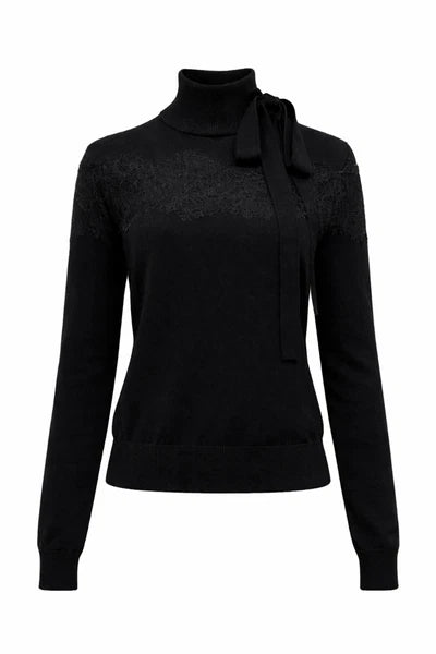 MUN-MNA7069 BLACK MARGOT BOW TOP