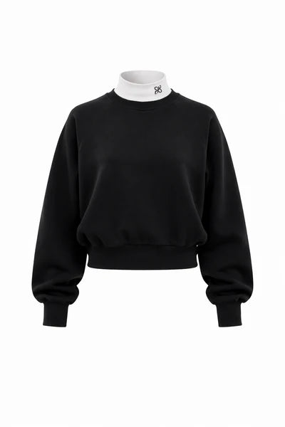 NUE-NUA7136 BLACK SELA SWEATSHIRT