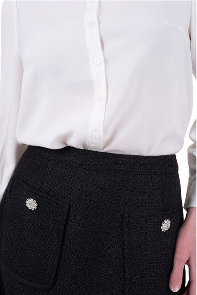 MUN-MNA7051 IVORY BRIGITTE BLOUSE