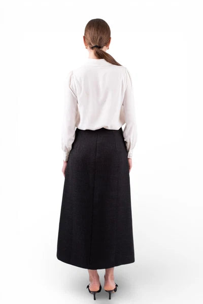 MUN-MNA7051 IVORY BRIGITTE BLOUSE