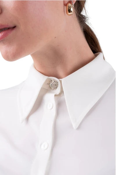 MUN-MNA7051 IVORY BRIGITTE BLOUSE
