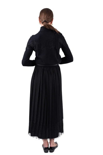 MUN-MNA7069 BLACK MARGOT BOW TOP