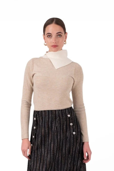 MUN-MNA7072 OAT SABINE TURTLENECK