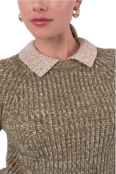 MUN-MNA7101 OLIVE CELESTE TOP