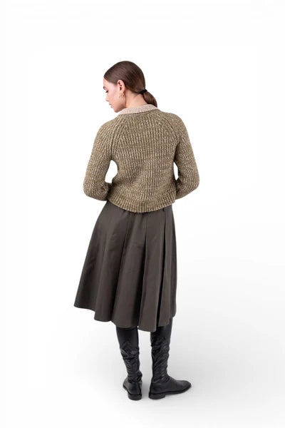 MUN-MNA7101 OLIVE CELESTE TOP