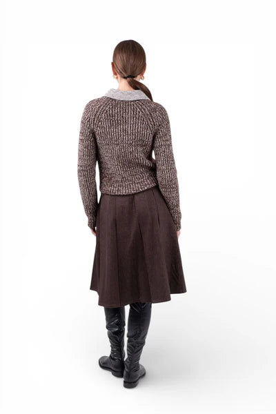 MUN-MNA7101 CHOCOLATE CELESTE TOP