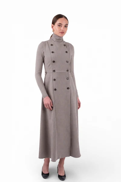 MUN-MNA7030 GREIGE DANIELLE DRESS