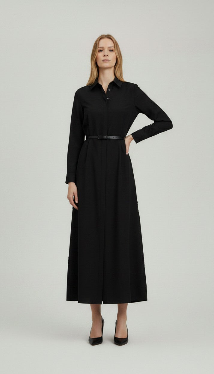 MAX-2616224 MSTLECITO BLACK BELT DRESS