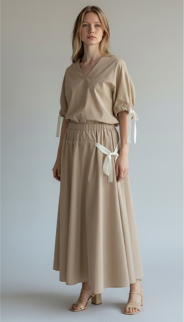 IBL-21710105 IBLPANFILO SAND BOW SKIRT