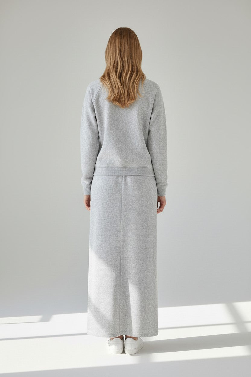 ALZ-S365 SUMMER GREY ELARA SKIRT