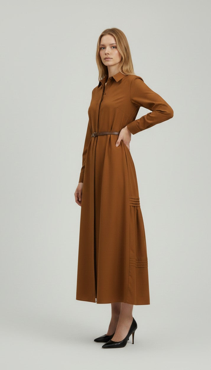MAX-261622104 MSTLECITO CLAY BELT DRESS