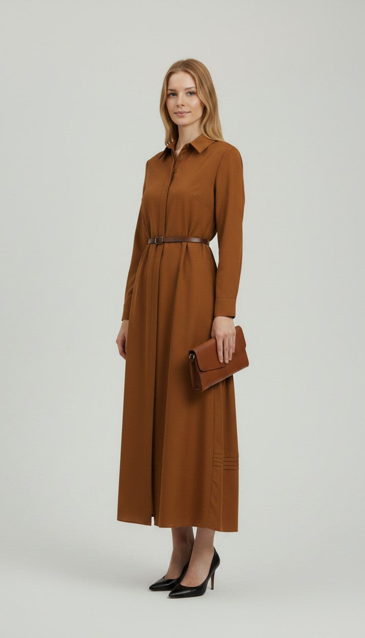 MAX-261622104 MSTLECITO CLAY BELT DRESS