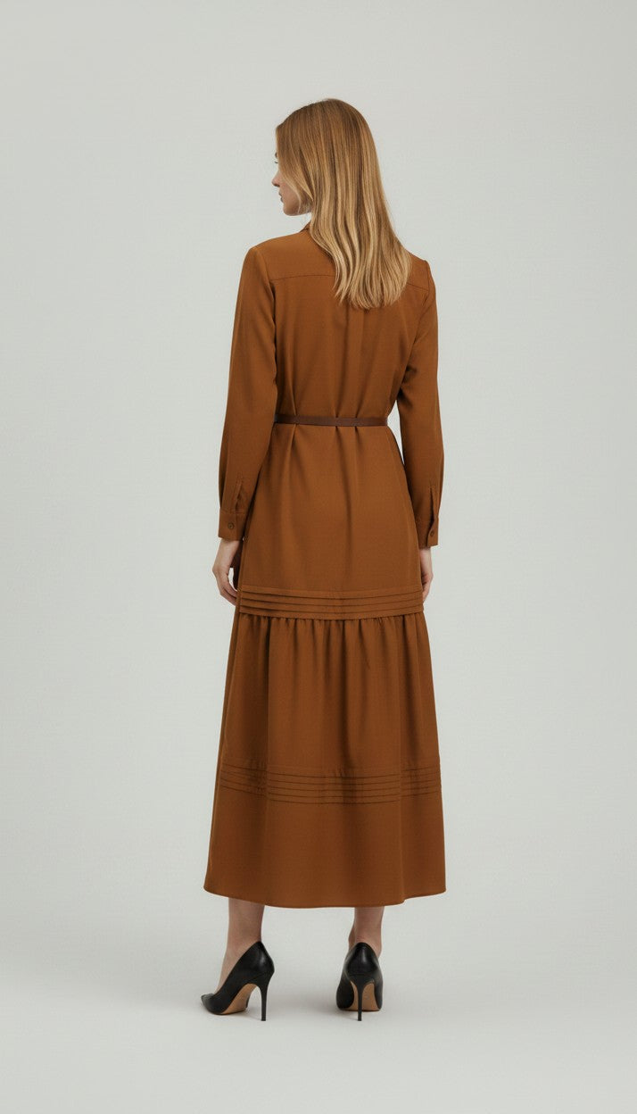 MAX-261622104 MSTLECITO CLAY BELT DRESS