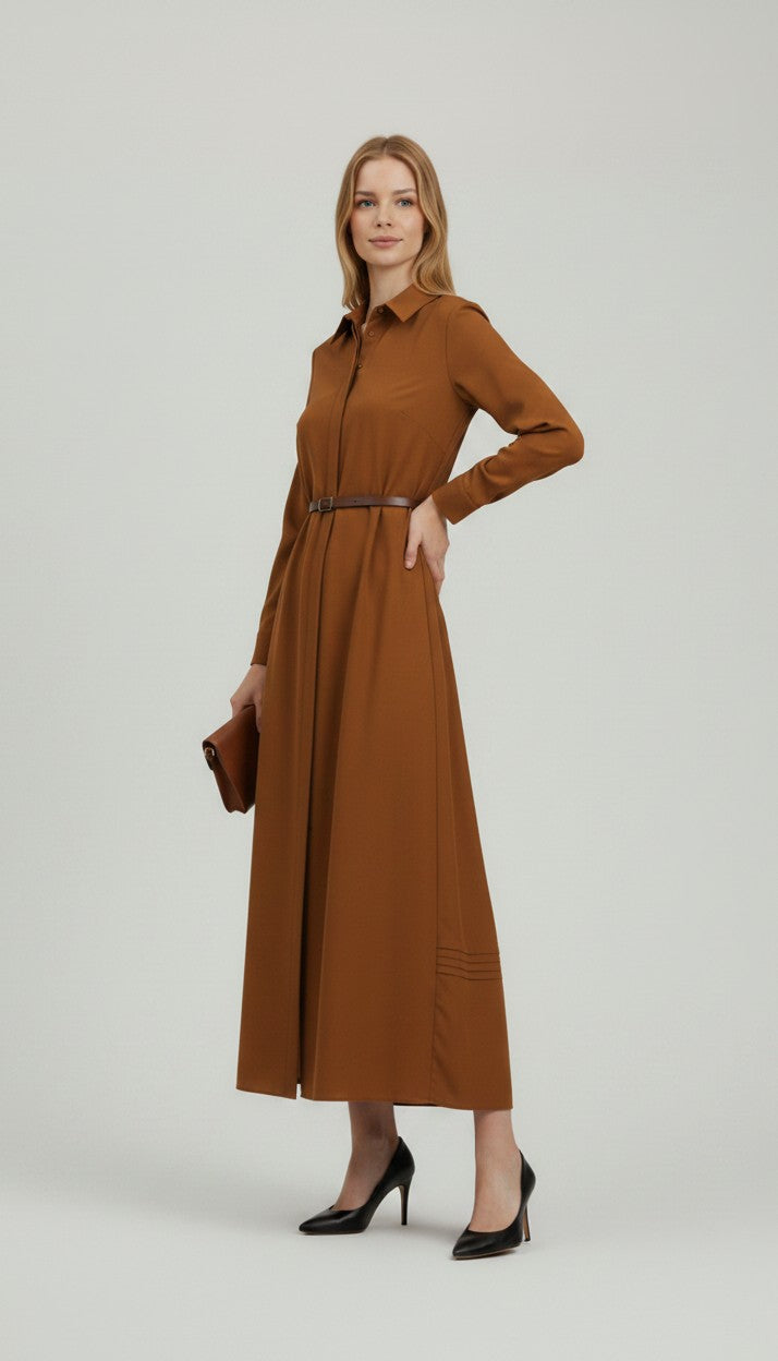 MAX-261622104 MSTLECITO CLAY BELT DRESS