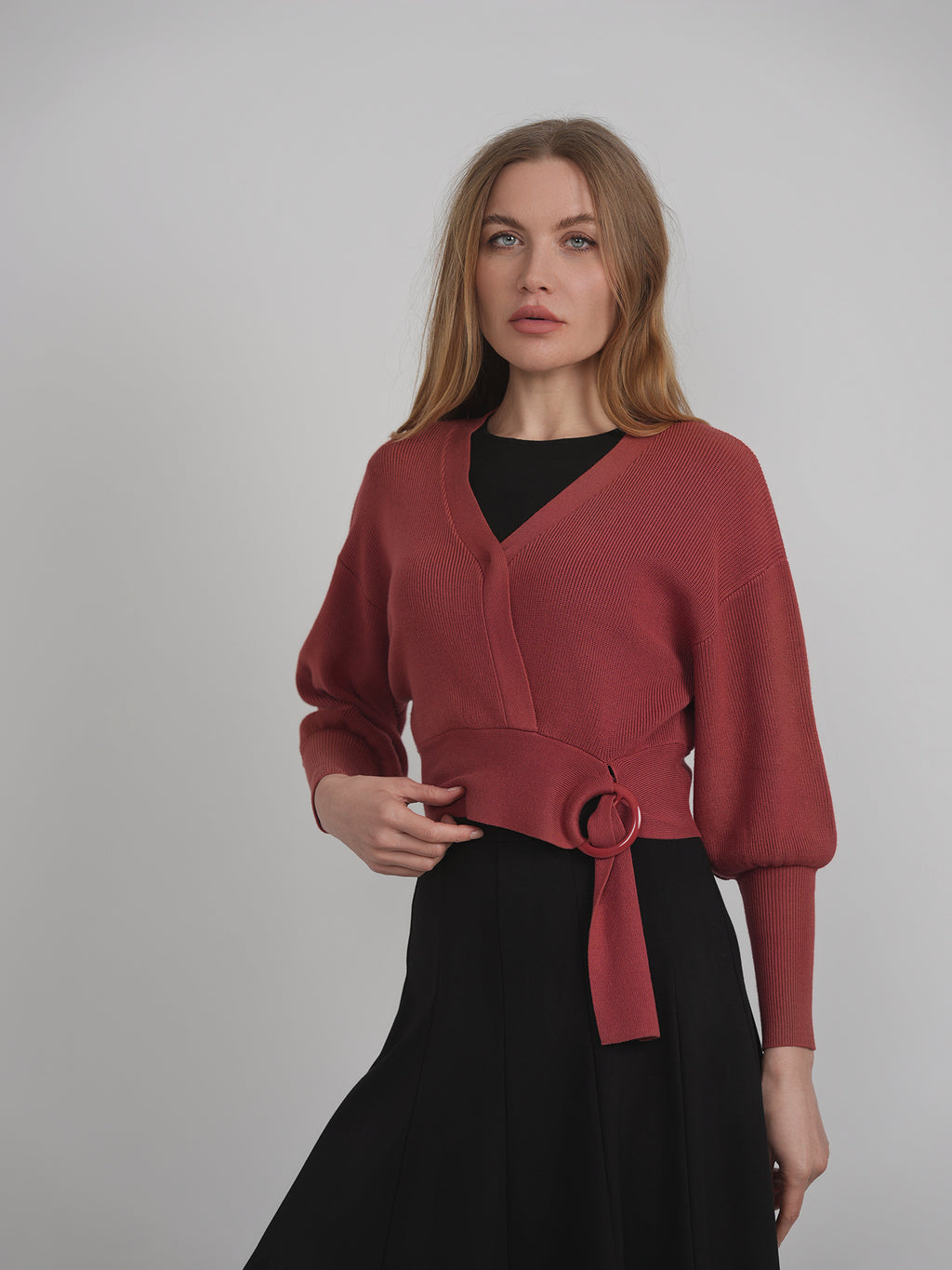 DEJ-WB4CM1093TE CHAMPAGNE WRAP TOP