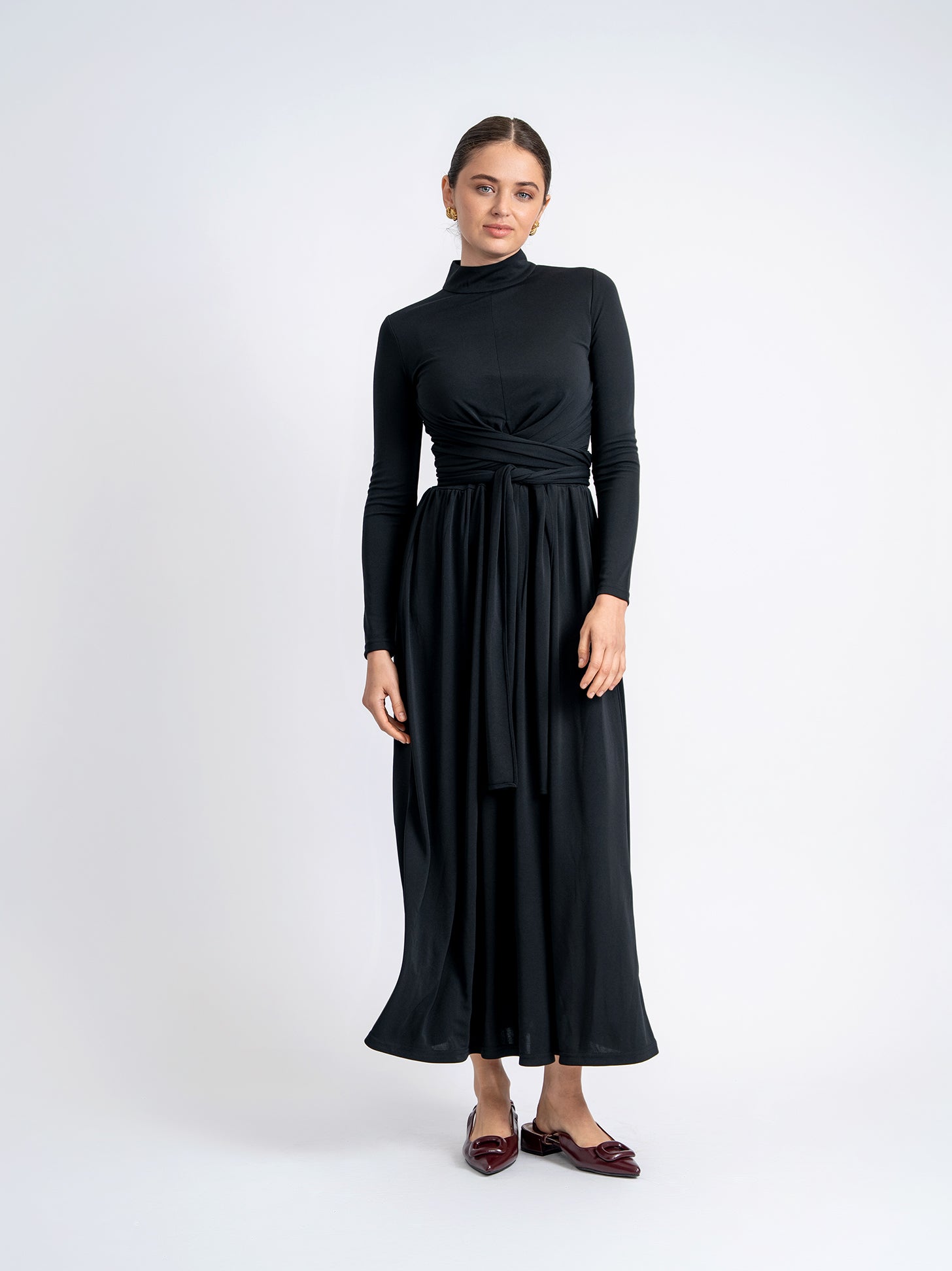 GIN-WB5CPT7285D BLACK TIE DRESS