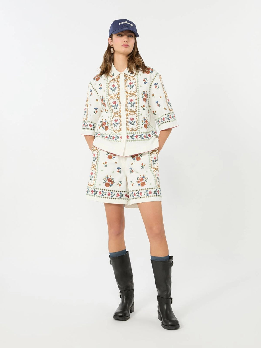 WKD-26250601 WKDFARSA MULTI BRODERIE JACKET