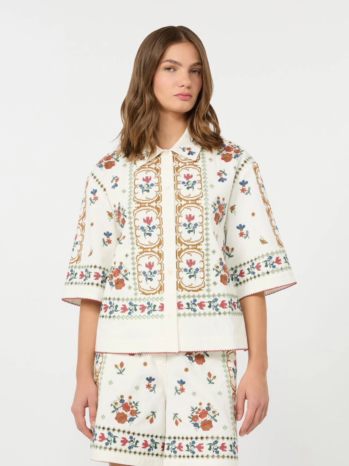 WKD-26250601 WKDFARSA MULTI BRODERIE JACKET
