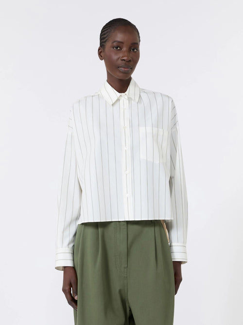 WKD-6511604 WKDCERTOSA OFF WHITE CONTRAST BLOUSE