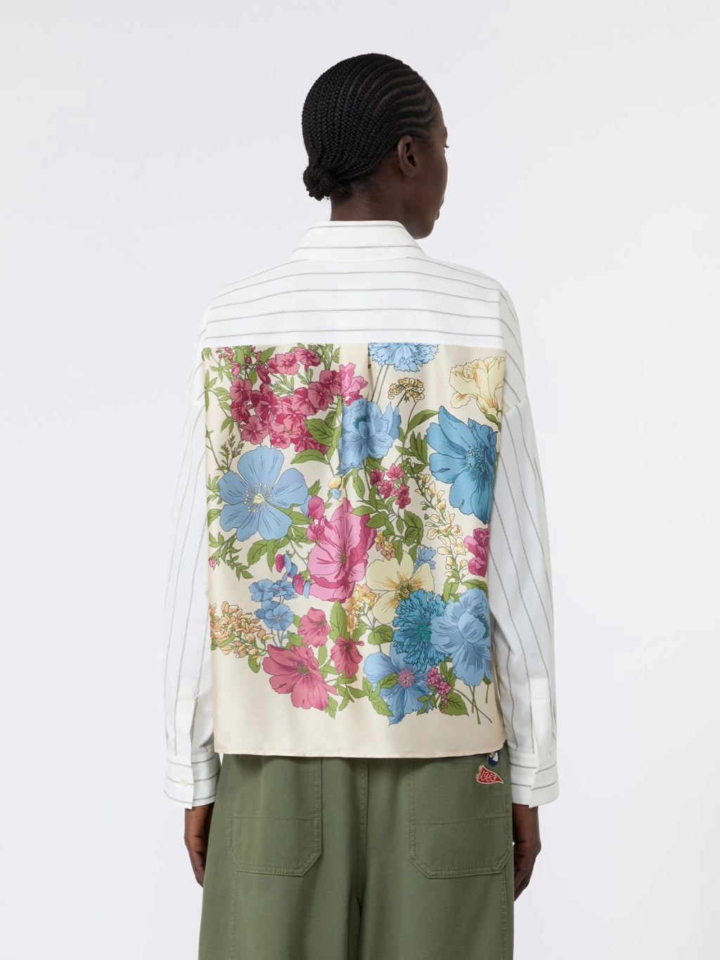 WKD-6511604 WKDCERTOSA OFF WHITE CONTRAST BLOUSE
