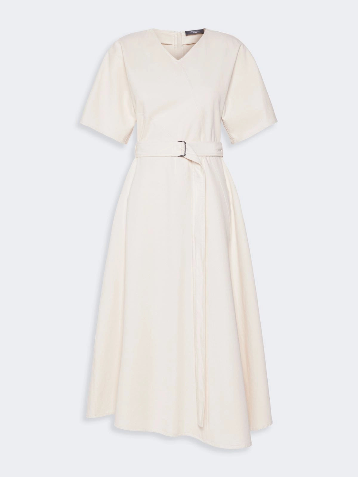 WKD-262522601 WKDCALADIO ECRU BELT DRESS