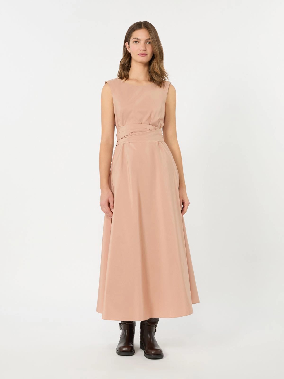WKD-262522609 WKDGENTILE PINK TAFFETA DRESS