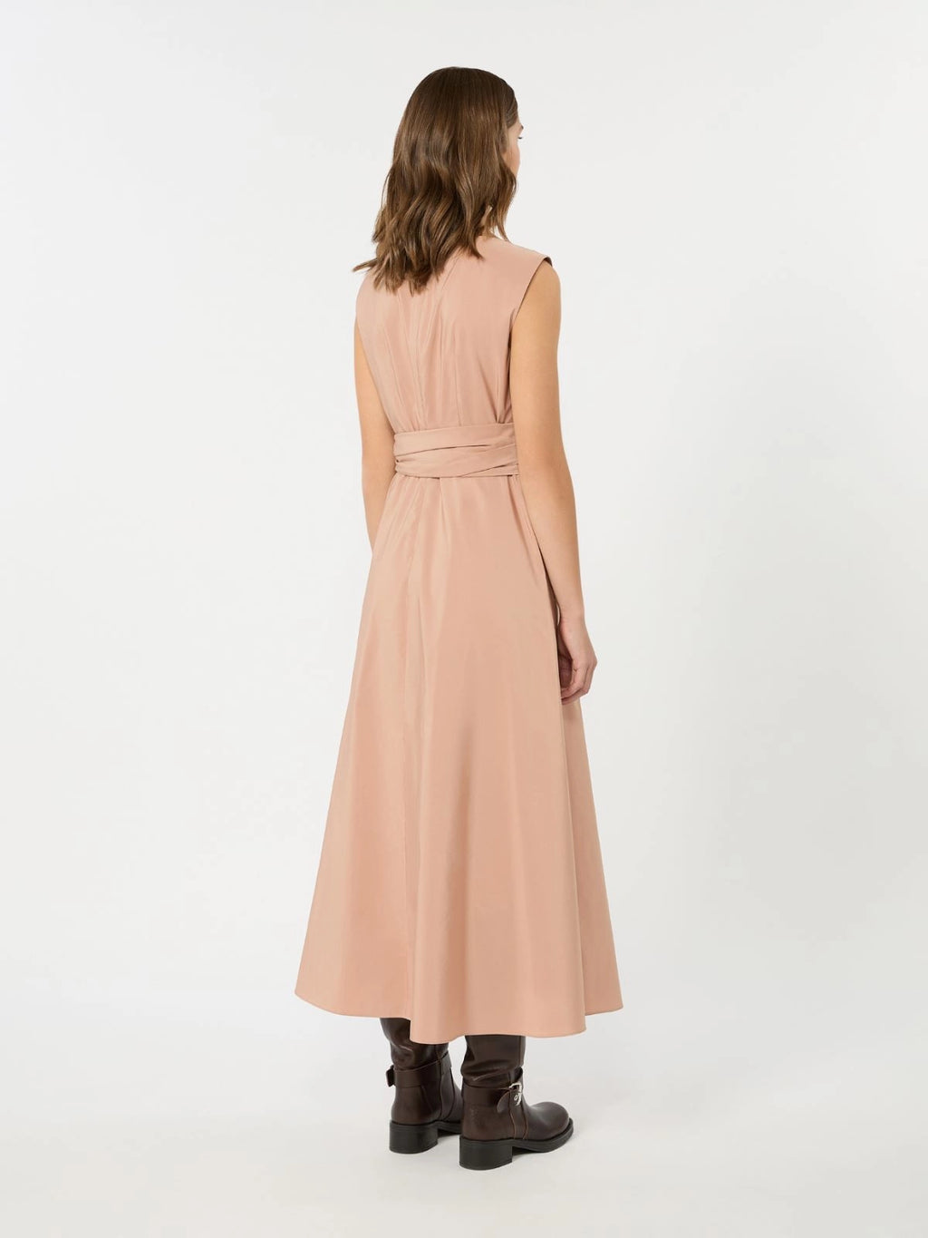 WKD-262522609 WKDGENTILE PINK TAFFETA DRESS