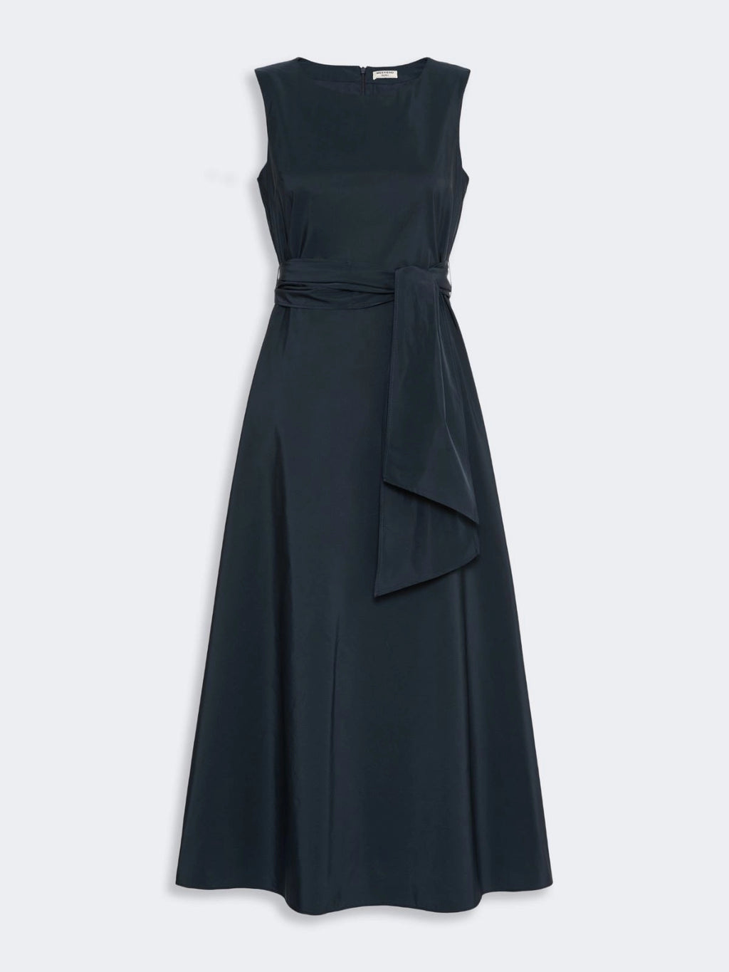 WKD-262522609 WKDGENTILE NAVY TAFFETA DRESS