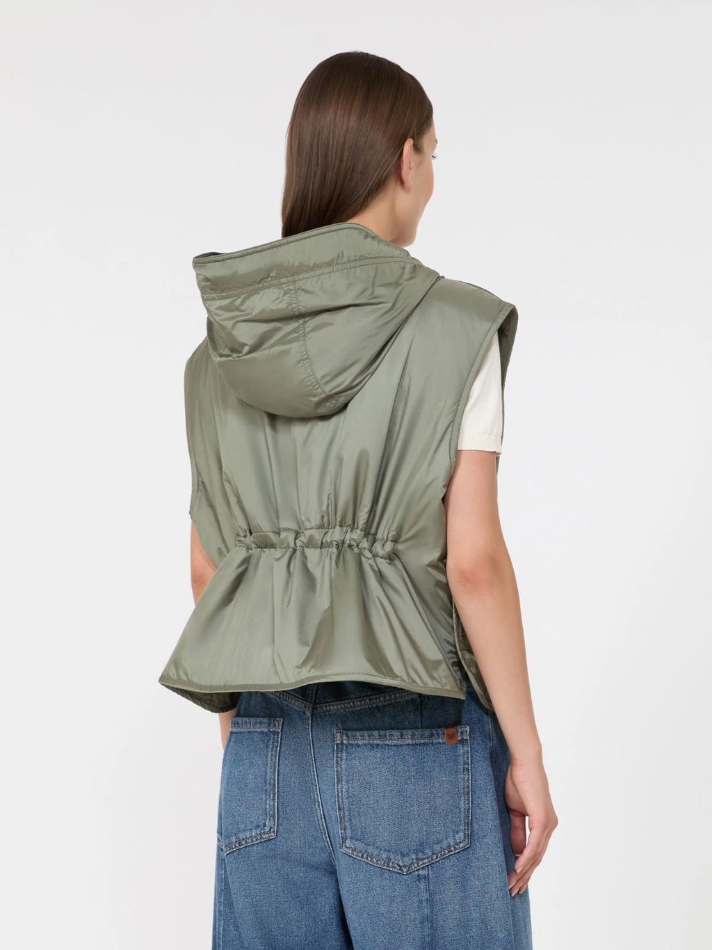WKD-262529601 WKDACCENNI KHAKI REVERSIBLE GILET