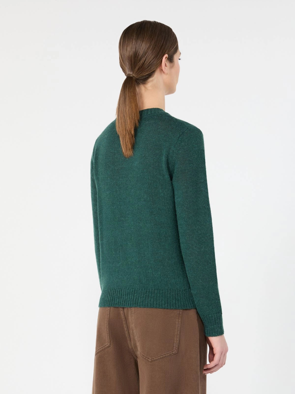 WKD-262536627 WKDNITRA GREEN EMBROIDERED TOP