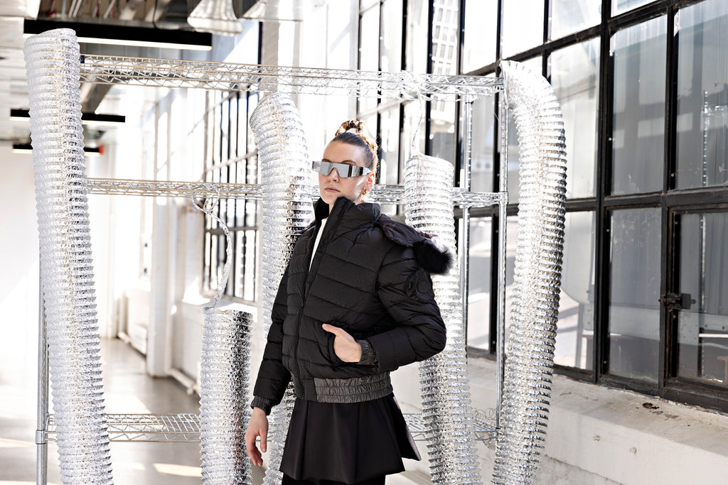 MTJ-MJ-210-BLACK SKI COAT