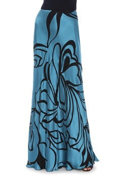 ABF-A0115 PINK PRINT SKIRT