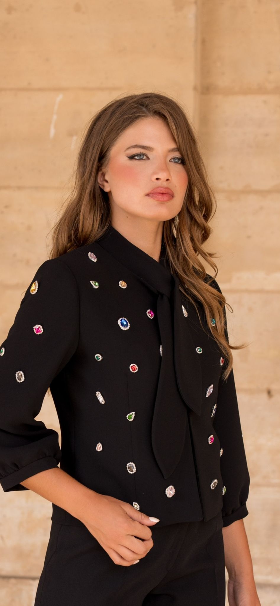 ECL-CAPRICE BLACK JEWELS JACKET