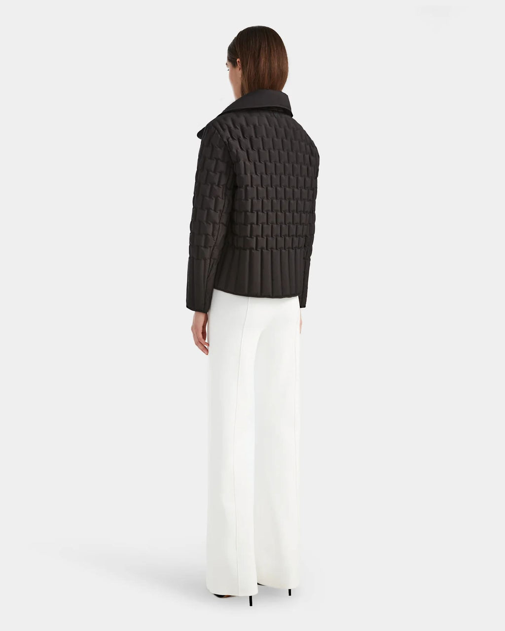 RUD-8124024 RISA BLACK QUILTED JACKET