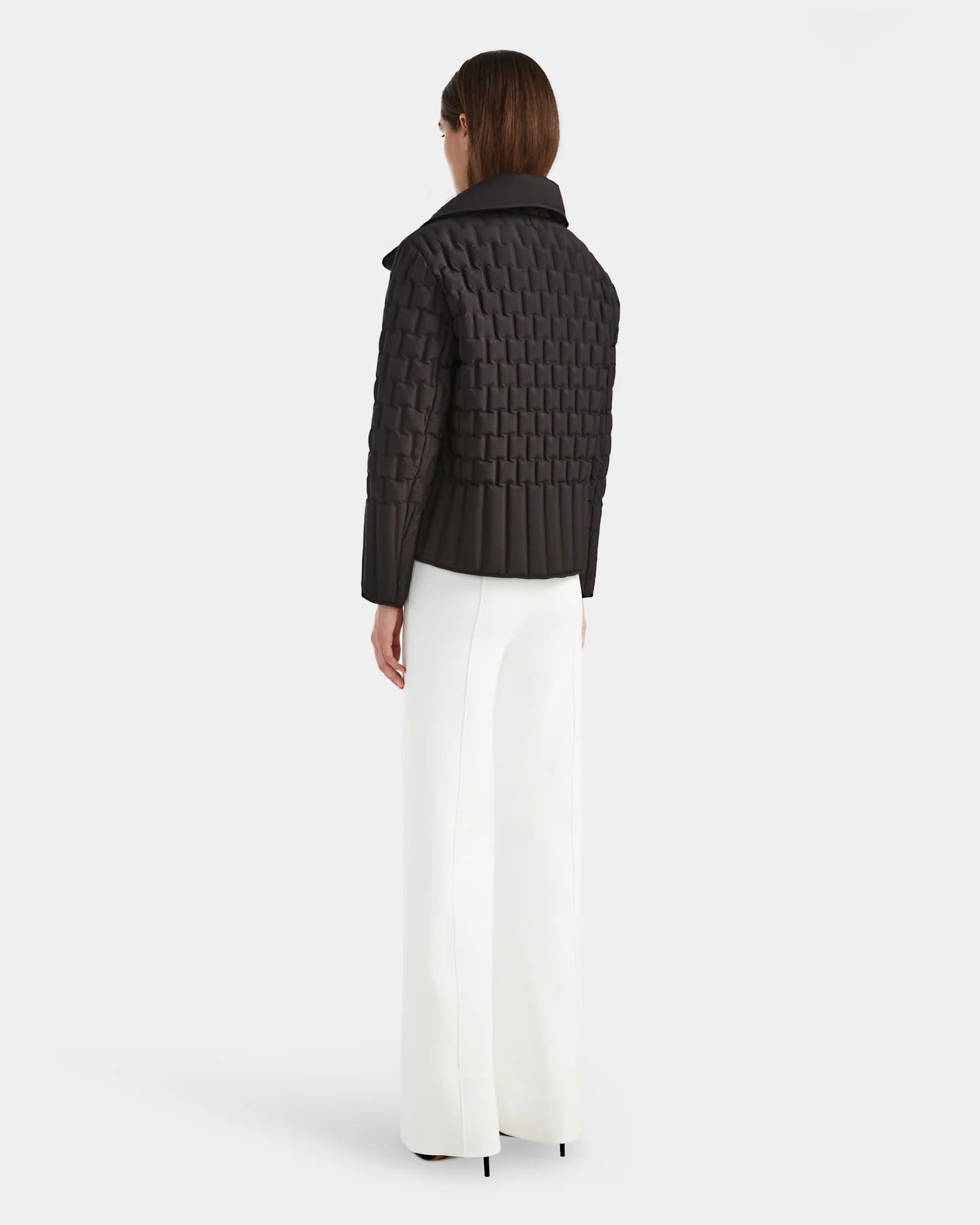 RUD-8124024 RISA BLACK QUILTED JACKET