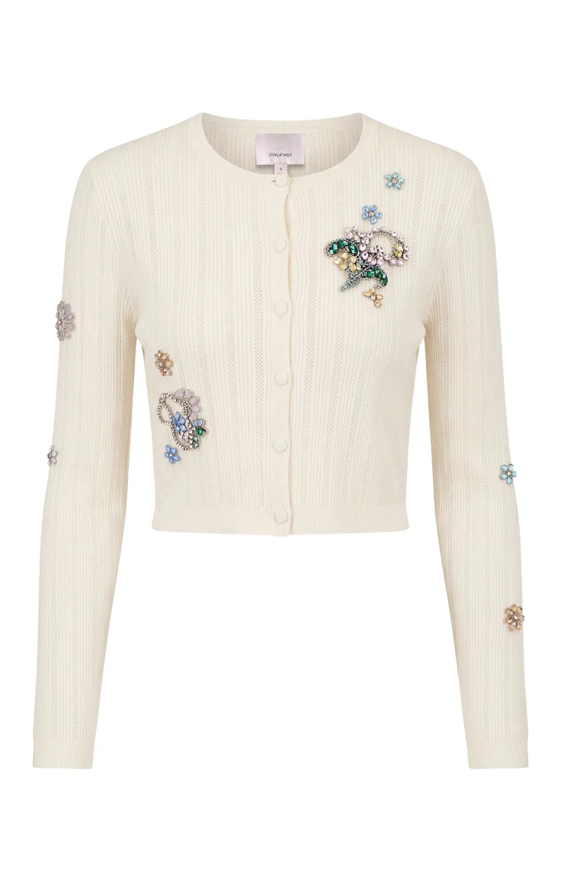 CQS-ZK125110483Z IVORY ALLISON CARDIGAN