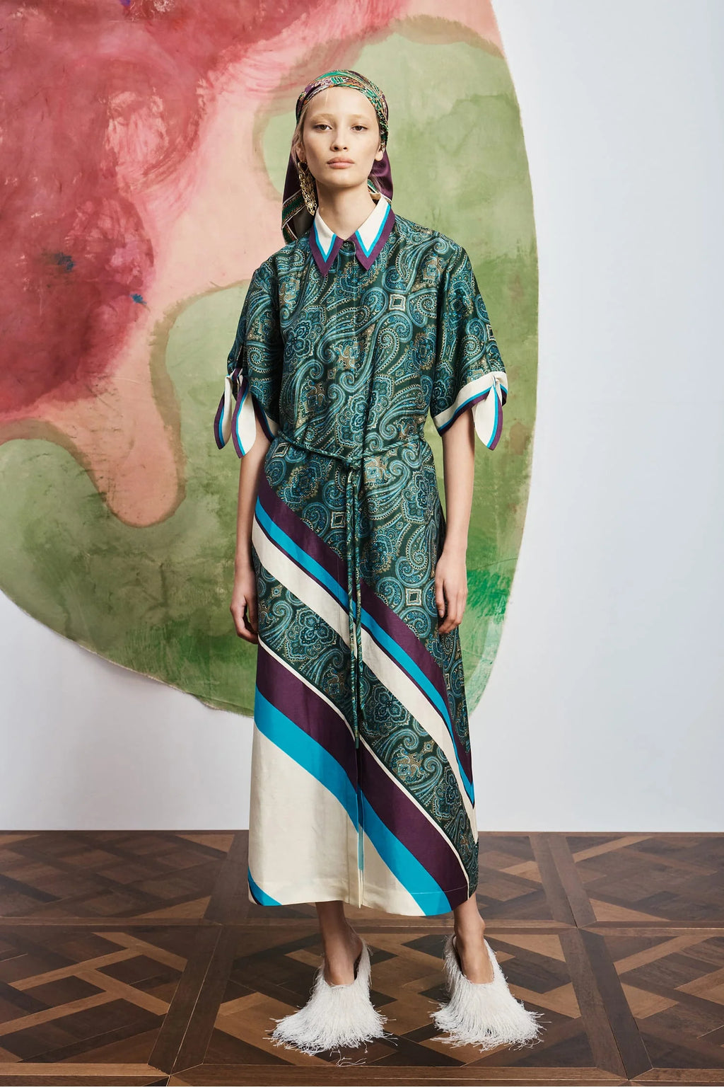ALEMAIS-7579D JONI MULTI SHIRT DRESS