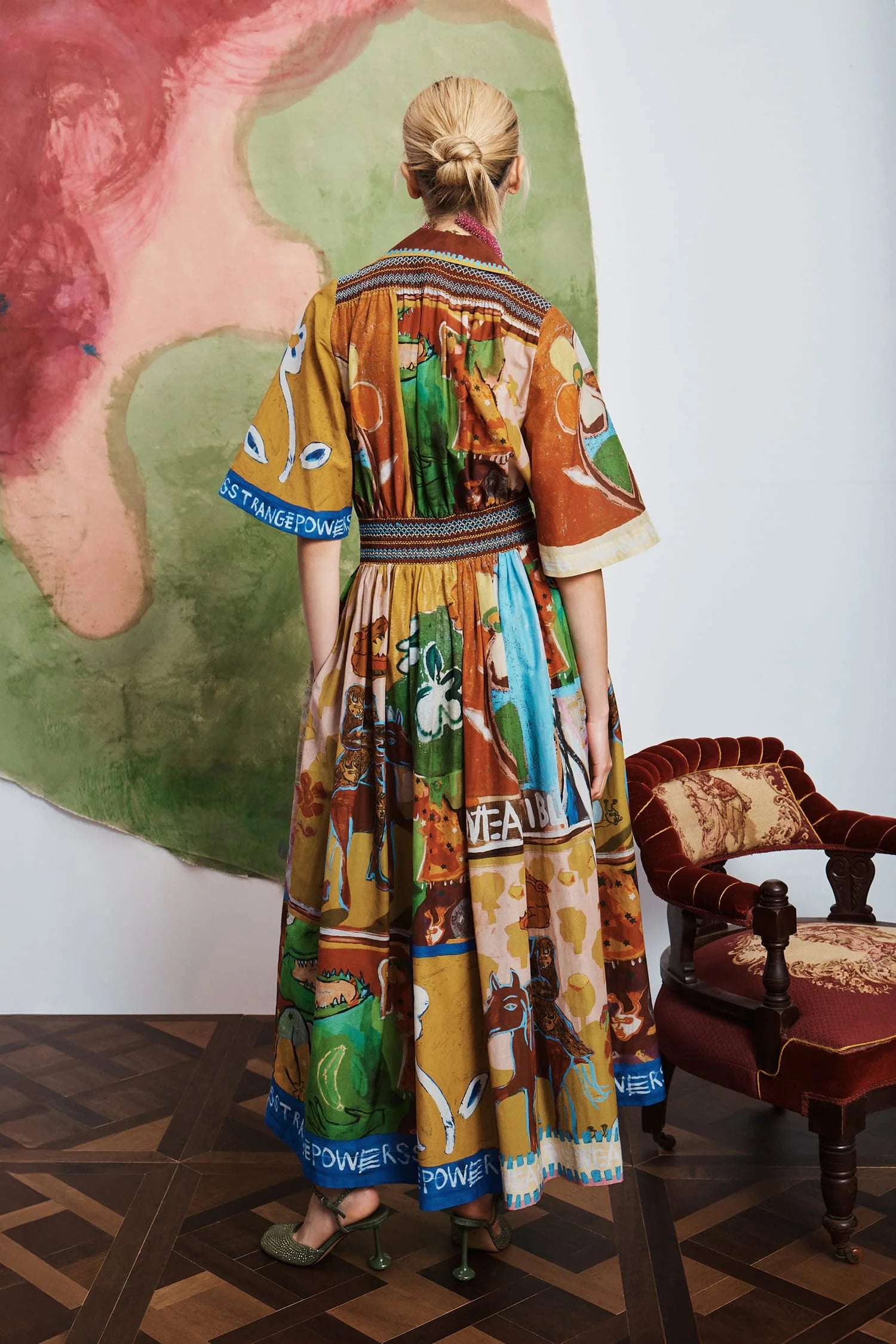 ALEMAIS-78D MLAK MULTI SHIRT DRESS