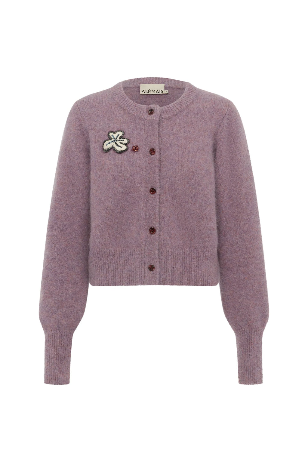 ALEMAIS-7556K REGGIE LILAC CARDIGAN