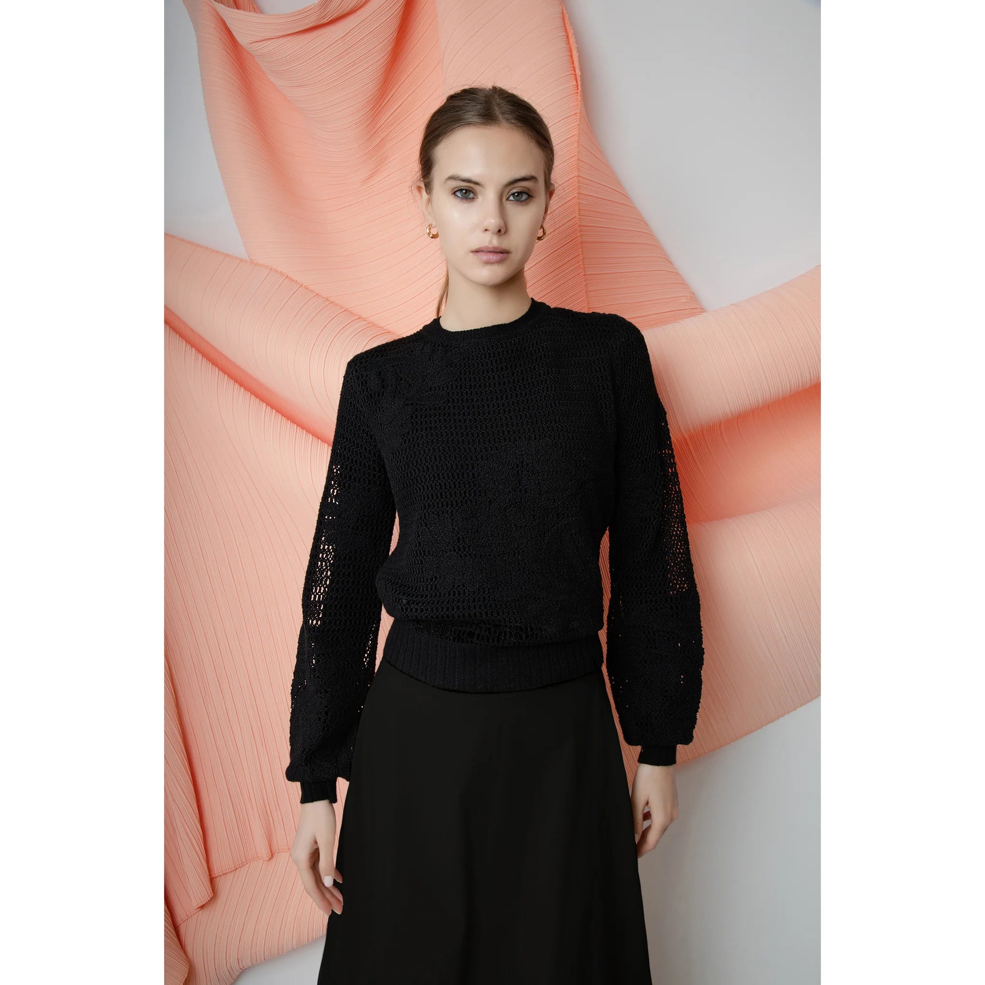 MUN-MNS4565&MNS4513 BLACK BIANCA TOP