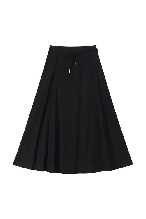 INO-M2-1413W AW26 BLACK ROPE SKIRT