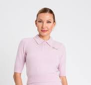 TWS-252TT3182 LAVENDER KNIT POLO SHIRT